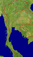 Thailand Satellit + Grenzen 469x800